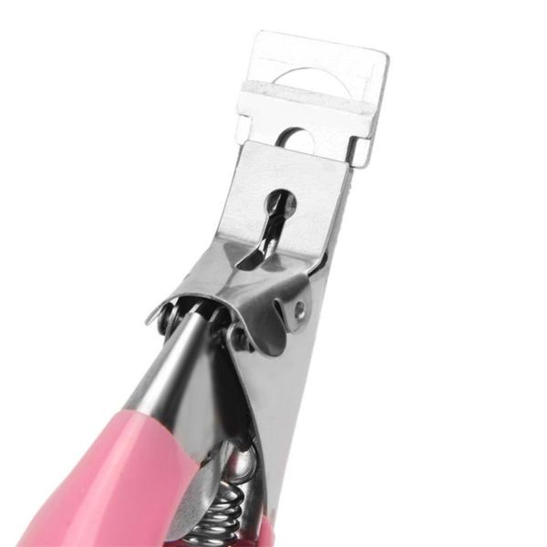 

False Nail Clipper Nail Cutter Stainless Steel Acrylic Gel Nail Art Tools Tips Manicure Trimming Pink 120pcs