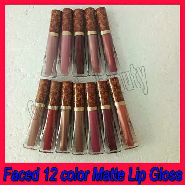 

.Пластинчатая 12-цветная губная помада плавленая матовая лимитированная серия Dinde