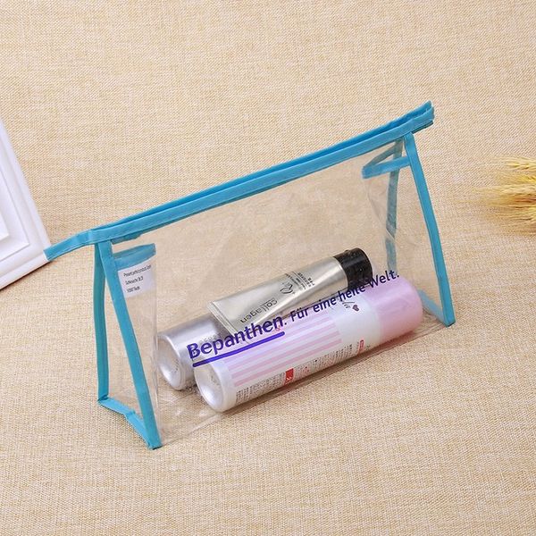 

2020 new cosmetic storage bag wash bag transparent female cosmetic makeup case