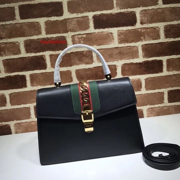 

2020 celebrity design letter ribbon chain metal buckle handbag cowhide leather woman 431665 shoulder bag