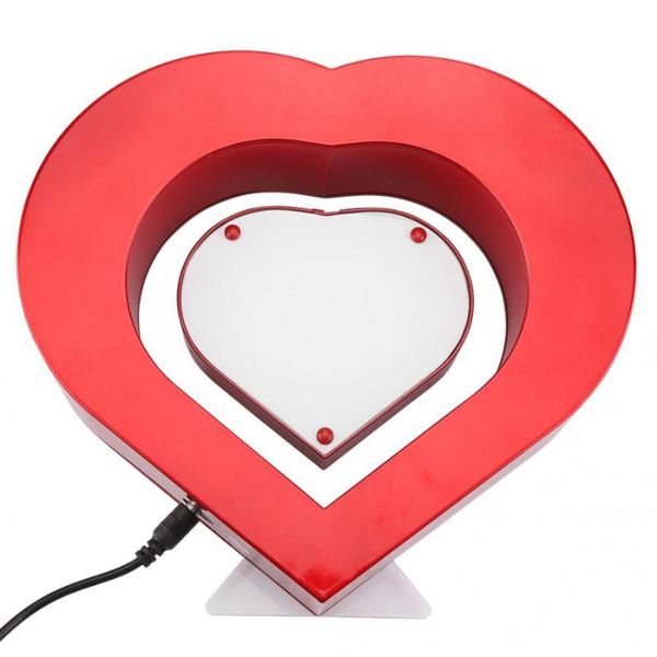 

cikonielf love heart magnetic levitation anti gravity floating p frame with led lights magnetic levitation p frame