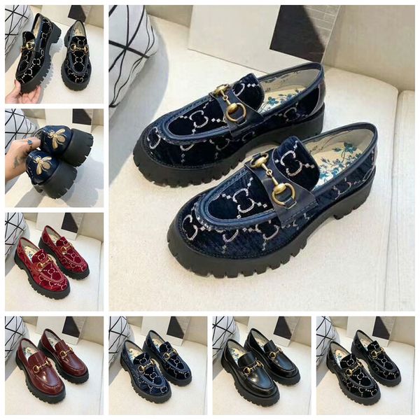 

with box new women sneakers luxury shoes women casual shoes platform womens trainers white shoes loafers espadrilles shoe008 025, Black