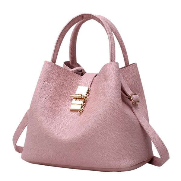 

fggs retro new fashion shoulder bag thickening microfiber portable bucket bag ladies messenger