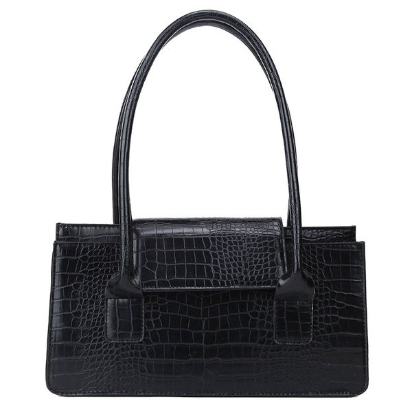 

jhd-pu leather lady handbag simple shoulder bag clutch