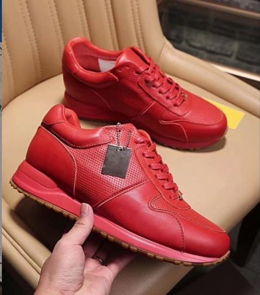 

2019luxury designer flats men shoes famous fashion style genuine leather shoes men casual shoes mb89601, Black