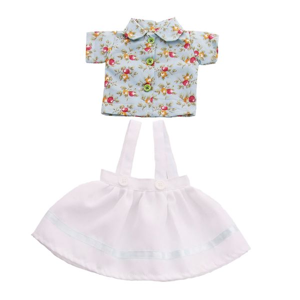 

fashion suspender skirt set for american doll 18inch girl doll dress up decoration