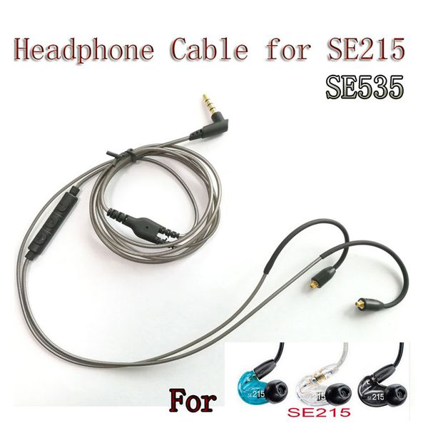 

Оригинальный Mmcx Кабель Для Shure Se215 Se535 Se846 Обновление Гарнитуры Удаленный Резервны