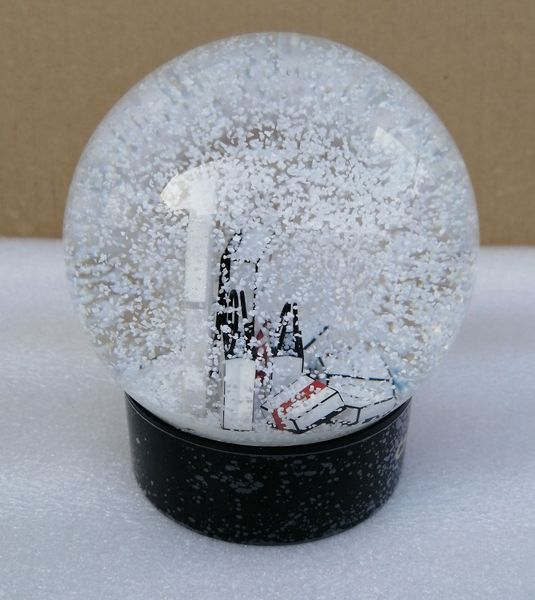

2019 new christmas gift snow globe classics letters crystal ball with gift box especial limited gift for vip customer