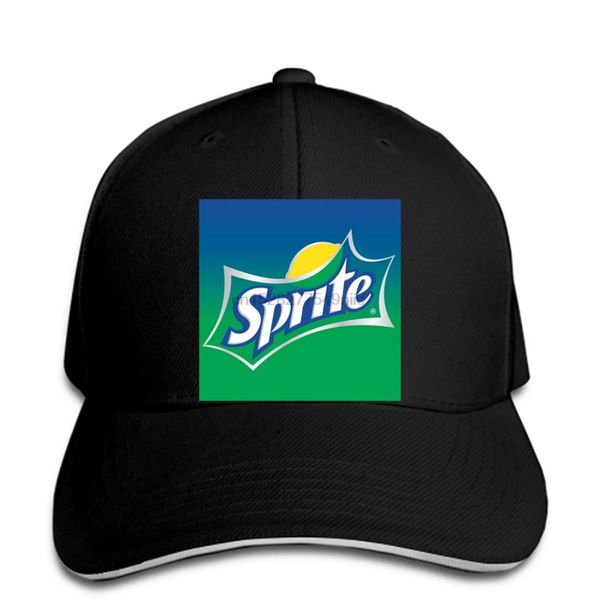 

men baseball cap sprite logo snapback cap women hat peaked, Black;white