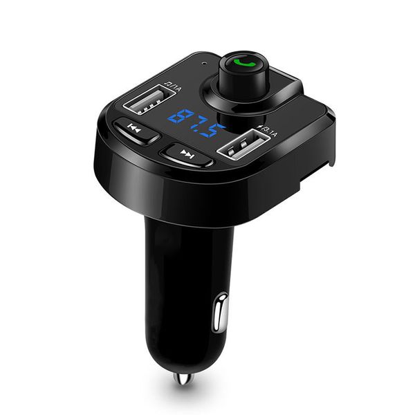 

car mp3 bluetooth hands-calling music player fm transmitter x2