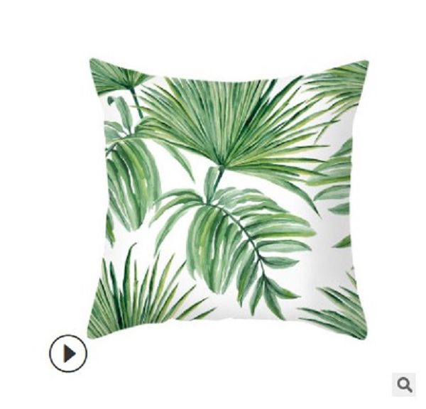

2020 наволочка бытовой потребительских товаров дивана наволочки nordic green plant чехлы офис наволочка популярный 01
