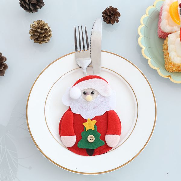 

christmas tabaleware cover cutlery hat christmas decorations gifts holiday party table articles knife fork bag 12pcs