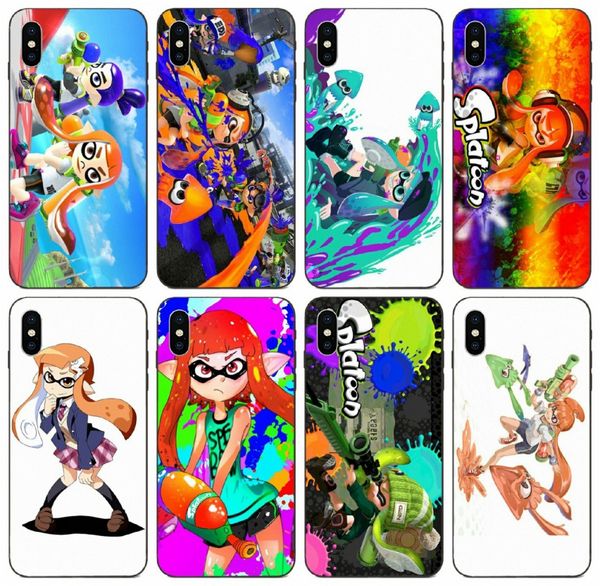 

tongtrade] splatoon inklings case for iphone 8 7 6s 5s plus x xs 11 pro max galaxy a30 a40 a50 honor 6 6a 6c pro lg g2 mini anti slip case