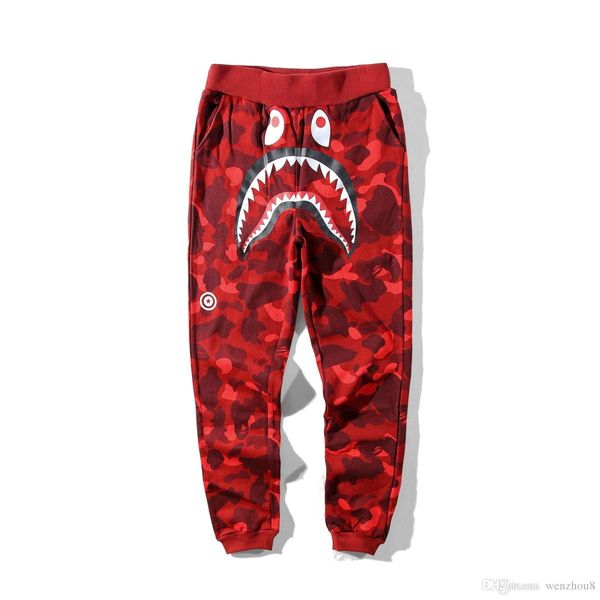 

19 men de igner pant a bathing aape camo hark mouth cotton ape trou er men de igner winter coat for man vetement