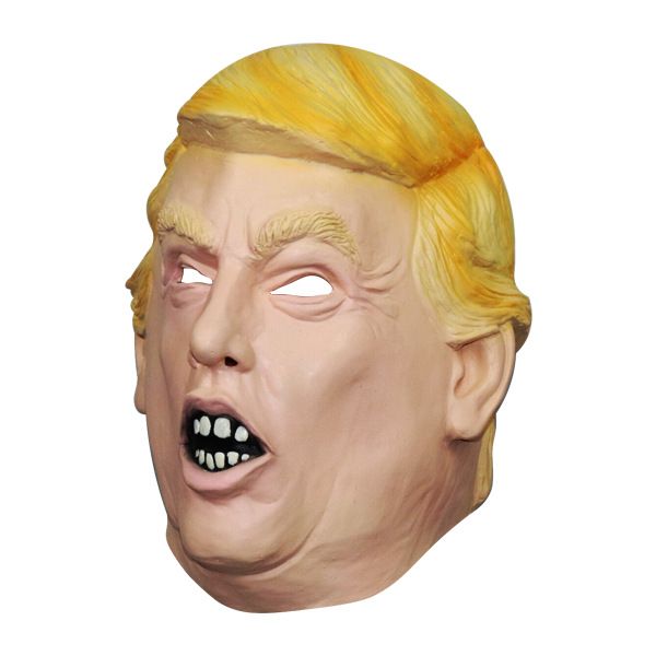 

new donald trump celebrity latex mask - complete your republican halloween costume -  fits most all ideal for parties halloween