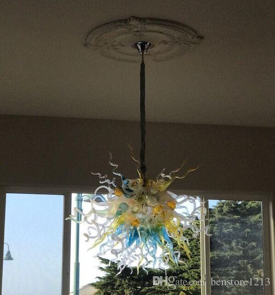 

new trending custom american chandelier light modern living room dining room hanging pendant lamps hand blown glass led chandelier