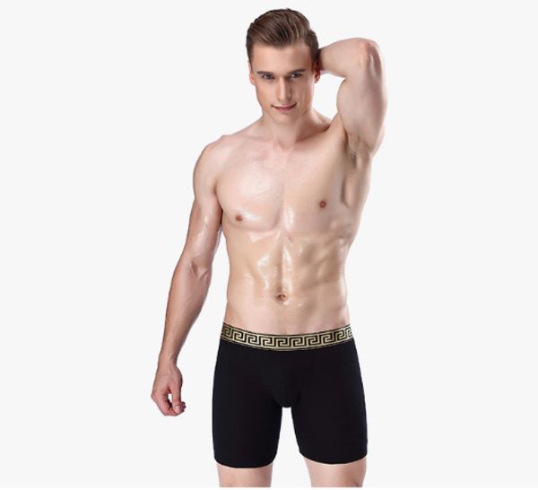 

3pcs/lot men's underwear cotton men breathable mens underwear branded boxers underwear male, Black;white