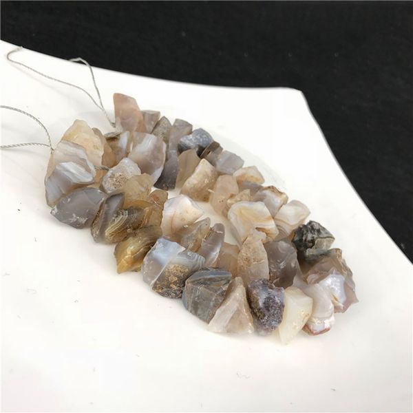 

43-46pcs lapis lazuli aquamarine prehnite tourmaline amethyst citrine labradorite raw gemstone beads 13-15mm for jewelry making