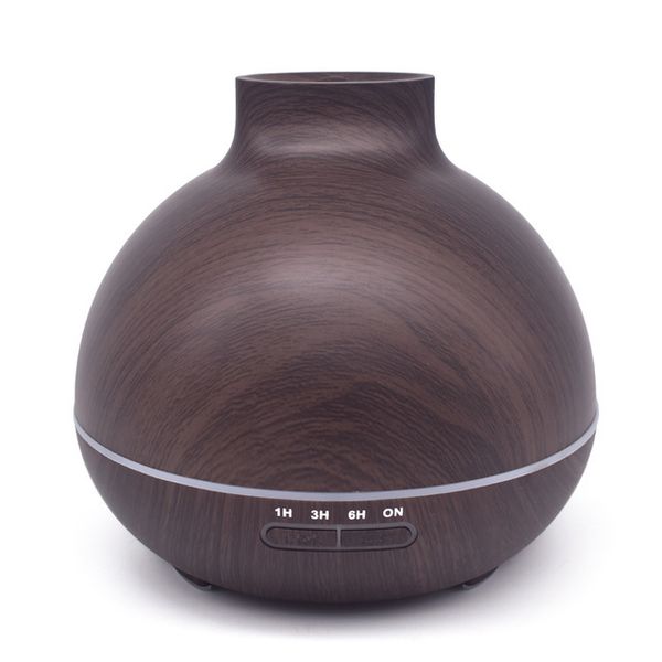 

400ml ultrasonic aromatherapy diffuser wood grain ultrasonic humidifier for office home bedroom living room