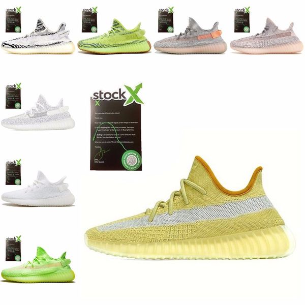 

kanye west static running shoes new israfil cinder desert sage earth tail light zebra womens mens trainers sneakers size 13 luxky j#006423