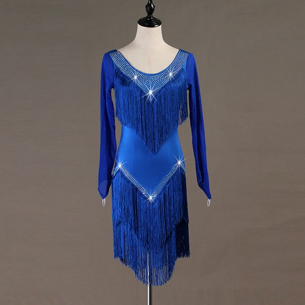 

custom fringe latin dance dress for women girl tango samba rumba latin dance competition dresses costumes women girl, Black;red