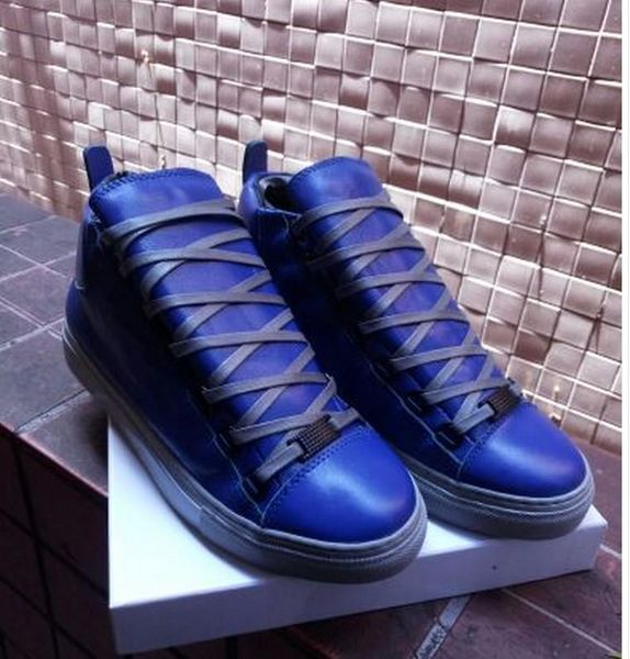 

wholesale junior sneaker luxury design men shoes kanye west arena sneakers holiday collection lowcut sneakers geunine leather 0803274, Black