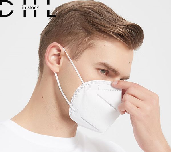 

spot kn95 ce ffp2 masks respirator medical disposable dustproof breathable industrial dust haze pm2.5 mask ppe protection n95 dh