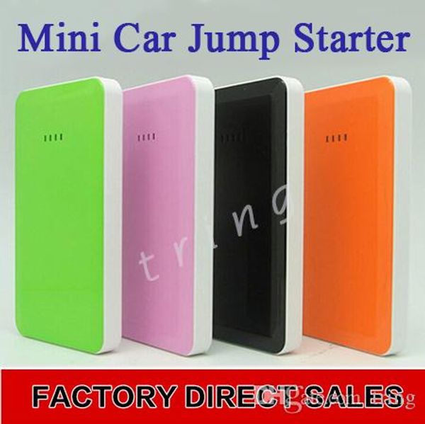 

new 12v mini slim car jump starter battery charger slim power bank multi-function auto eps car power start cellphone charger