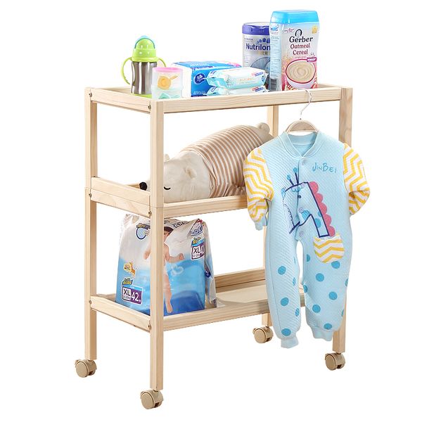 

solid wood diaper table nursing table crib baby changing urine non-wet multifunctional storage touch bath
