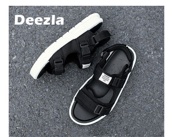 

men sandals summer 2020 outdoor breathable mesh sports men shoes non slip beach man slippers large size black mens sandals 35-46