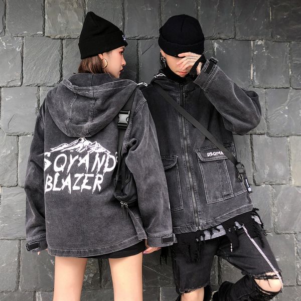 

m-3xl bf style plus size jeans cargo jacket men hoodies sportswear outdoors casual fashion denim jackets streetwear mans coat, Black;brown