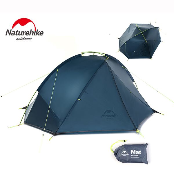 

naturehike ultralight 1 person tents outdoor camping equipment hiking tourism 2 person tent waterproof with mat nh17t140-j