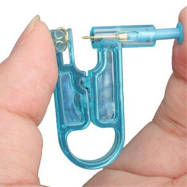 

healthy safety asepsis disposable unit ear studs piercing gun piercer tool