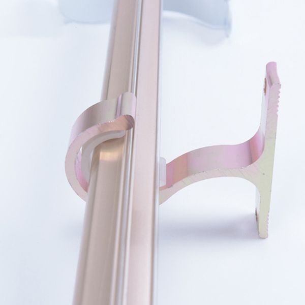 

new aluminum alloy curtain rod installation hook hanger storage rack support bracket home decro accessories