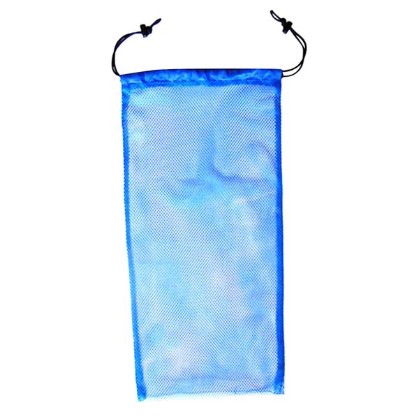 

blue safety scuba diving snorkel swimming fins flippers shoe storage carry mesh bag pouch 20kg for gear equipment dive accessory