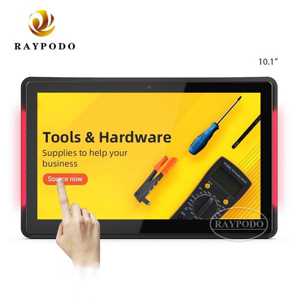 

raypodo 10.1 13.3 15.6 inch meeting room using android 8.1 rj45 poe tablet