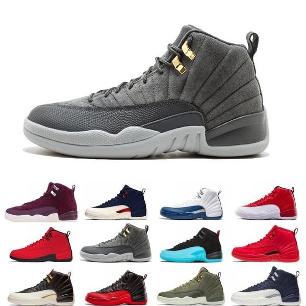 

with box 12 12s ovo white gym red wntr the master basketball shoes air men women taxi flu game blue cny j12 retro sneakers