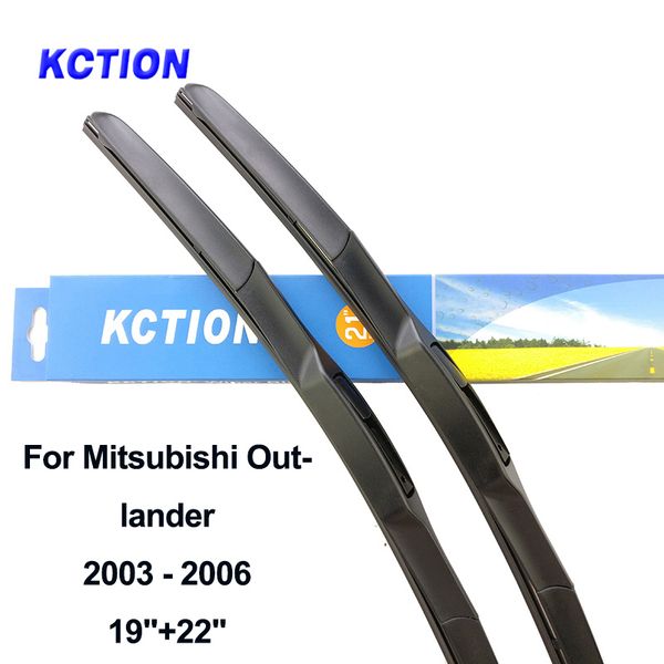 

windshield hybrid front wiper blade for mitsubishi outlander windscreen rear wiper natural rubber car accessories fit u hook arm