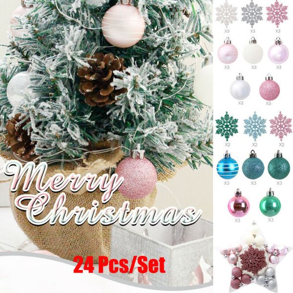 

two different suit christmas decoration ball for party home christmas tree decorations pendants hanging set