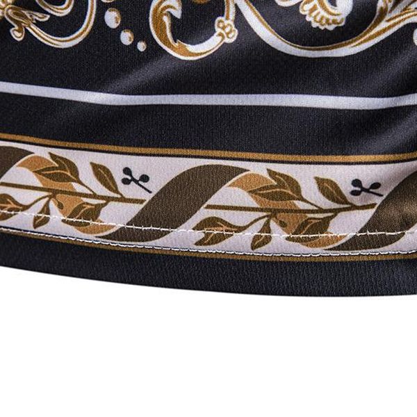 

chrleisure short sleeve print men polo shirts summer fashion quick dry polo shirt men fashion court style polo shirt, White;black