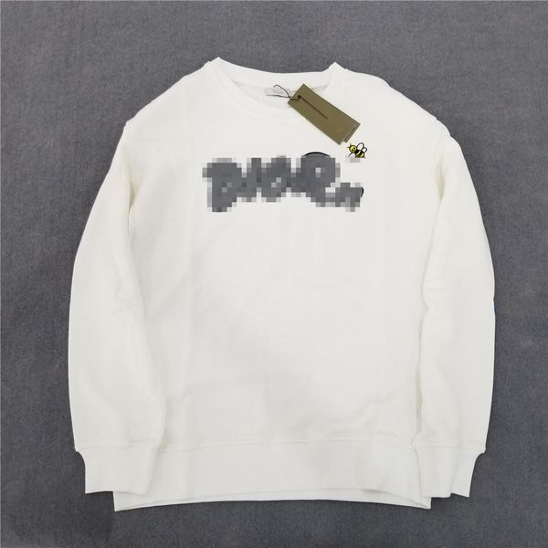 

ale mens women sweatshirts sweater letter embroid bee long sleeves hoodie pullover street casual fashion hiphop real pics b43 b101038l, Black