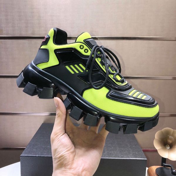 

arrival mens cloudbust 2019 thunder knit sneakers luxury designer oversize sneaker light rubber sole 3d trainers womens big size triplec03, Black