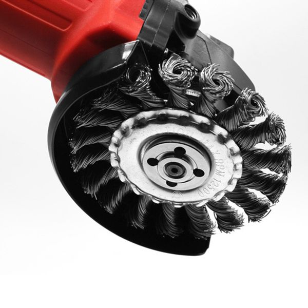 

twist knot steel wire wheel brush m14 rust removal wire wheel cup brush disc for angle grinder