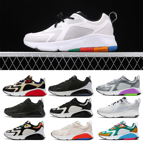 

with box designer air cushion 200 max cushions men women sneakers shoes chaussures mystic desert sand trainers runnning sports0437#
