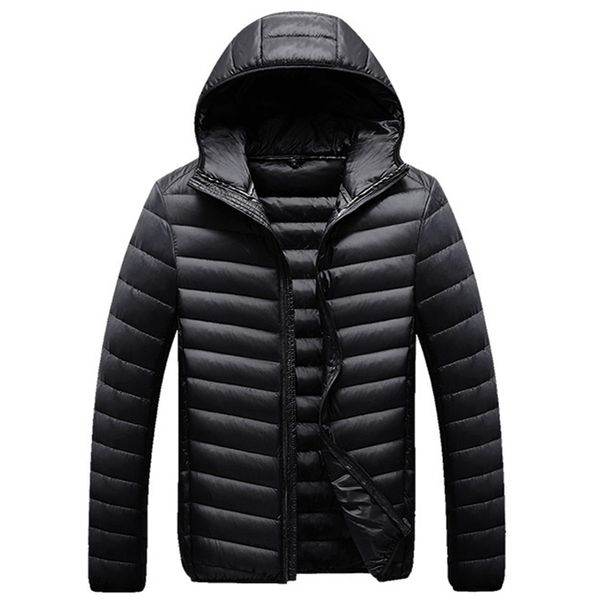 

горячие новые женщин вскользь вниз куртки вниз пальто мужского открытых теплое перо man зимнее пальто верхней одежды куртка parkas, Black