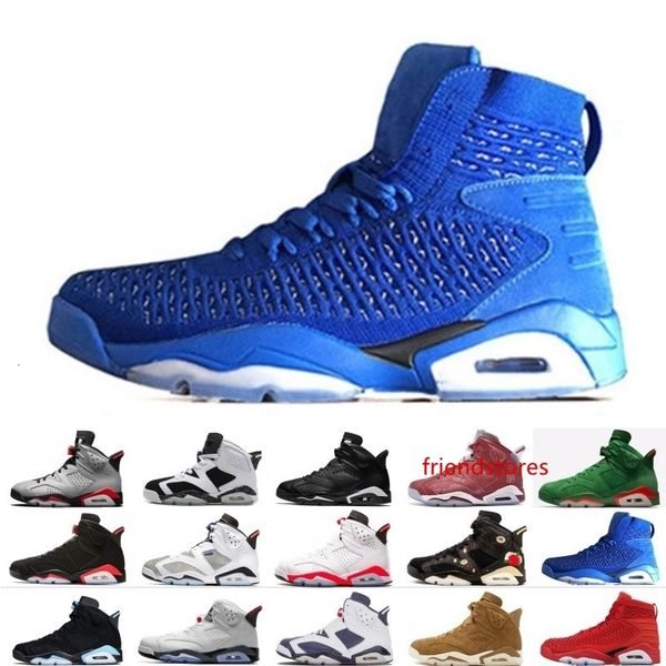 

new 2019 bred vi 6 6s mens basketball shoes infrared 23 3m reflective tinker slam dunk cny wheat men sports sneakers designer trainers
