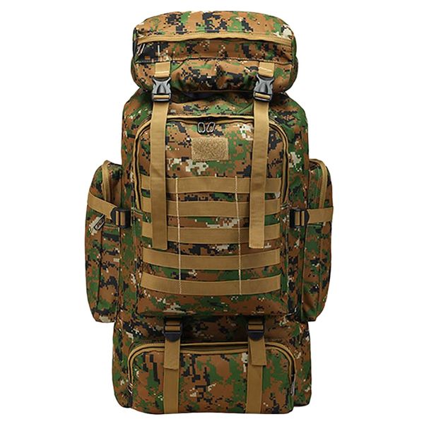 

large camping hiking backpack tactical rucksack for trekking traveling waterproof mountaineering pack large daypack for men