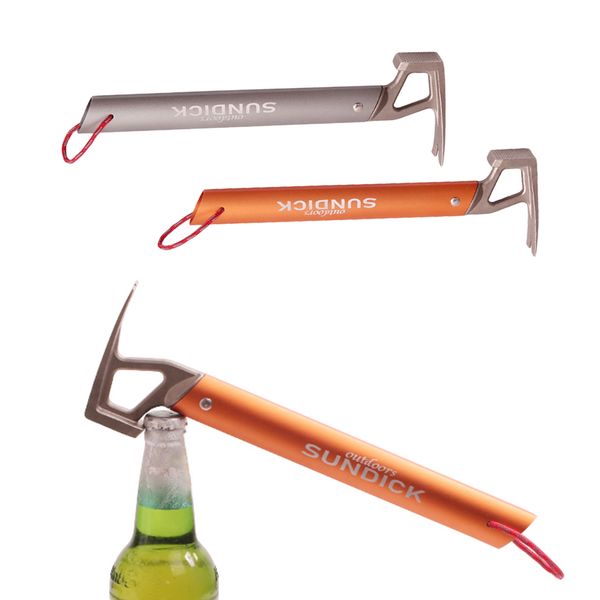 

2pieces camping stainless steel tent hammer multi-functional ,stake remover for caravan awning, tarp