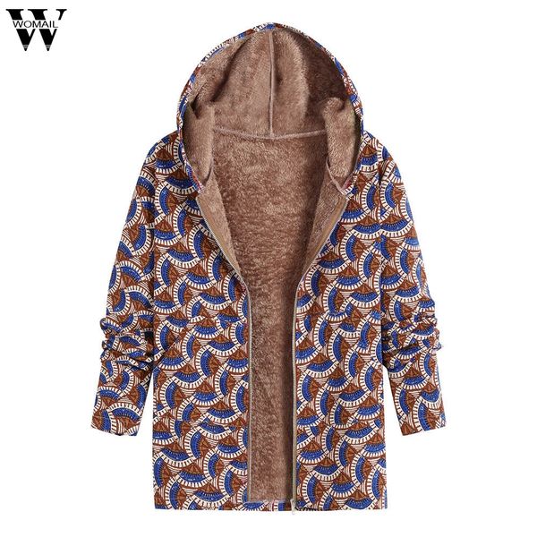 

womens casual outwear winter hooded coat jacket women floral print coats women's winter hooded pockets vintage oversize coats, Tan;black