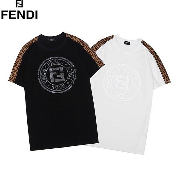 

2020 luxury europe leisure men t shirt contrast patchwork mens designer short sleeve t shirt casual men clothes#q15, White;black